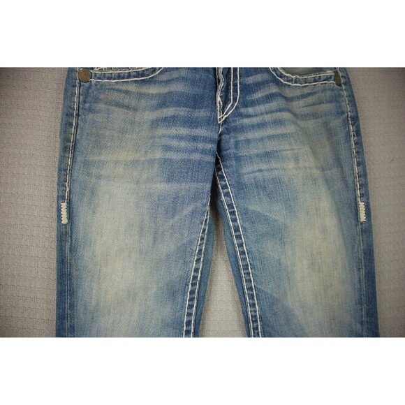 True Religion Joey Super T Boot Cut Flare Baggy Y2K 30 - Picture 3 of 9